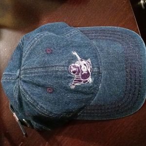 True Religon Buddah Denim Strapback Hat